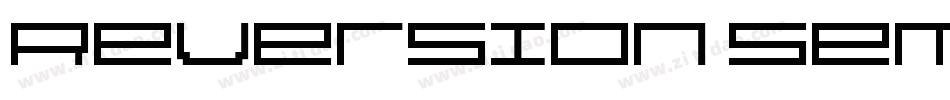 Reversion SemiBold字体转换